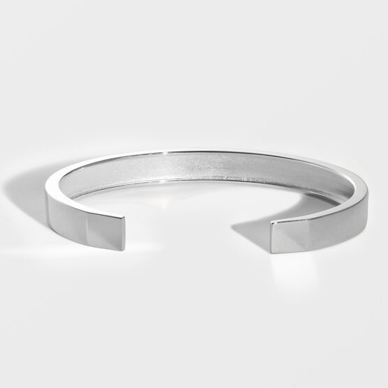 Tate silver bangle bracelet